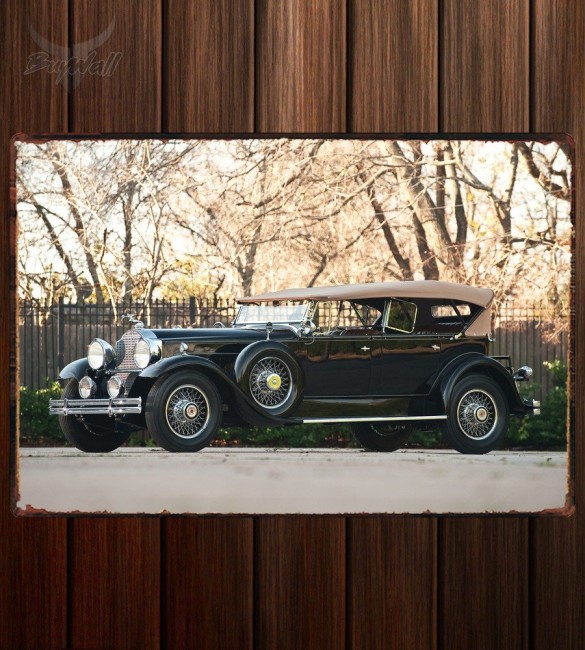 Металлическая табличка Packard Deluxe Eight Sport Phaeton 518 Металлическая табличка Packard Deluxe Eight Sport Phaeton 518